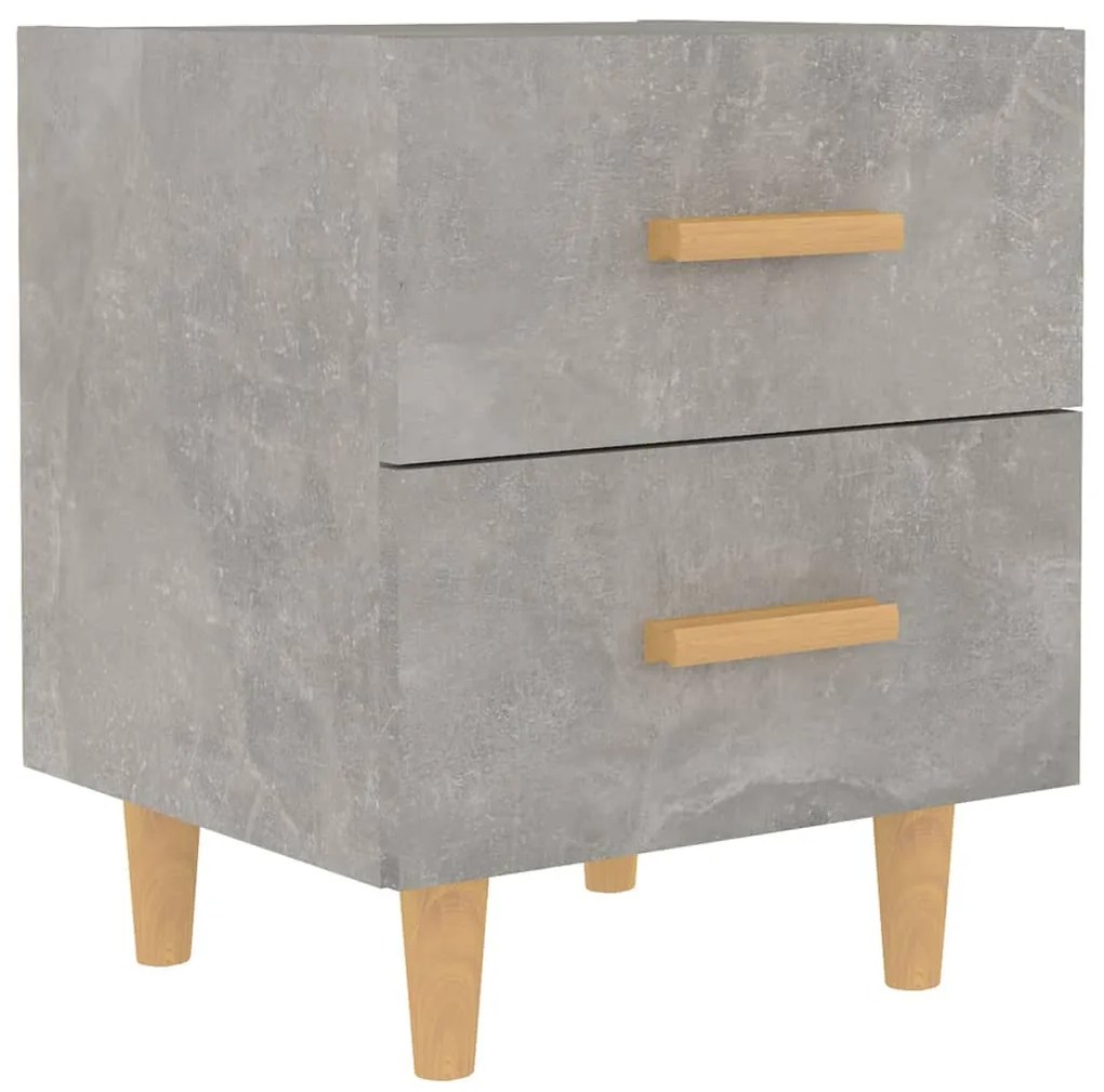 vidaXL Κομοδίνο Γκρι Σκυροδέματος 40 x 35 x 47,5 εκ.