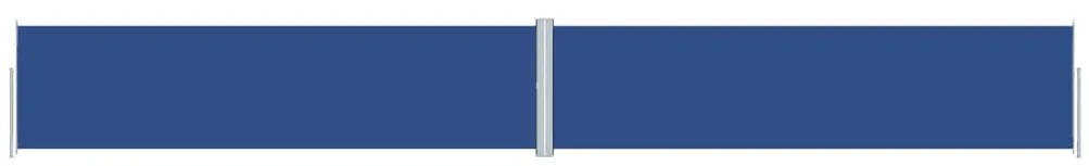 vidaXL Σκίαστρο Πλαϊνό Συρόμενο Μπλε 160 x 1200 εκ.