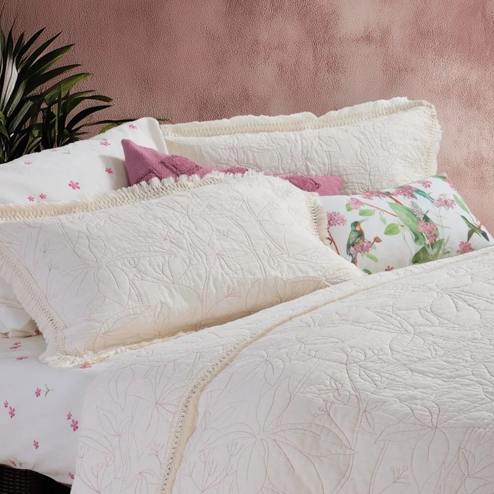 Μαξιλαροθήκες Jamal (Σετ 2τμχ) Ecru Nef-Nef Homeware 52 X 72 Βαμβάκι-Πολυέστερ