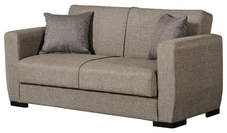 Sofa Two-seater New Dolce Fylliana Beige - Grey with Grey - Light Blue 168*85*85 cm