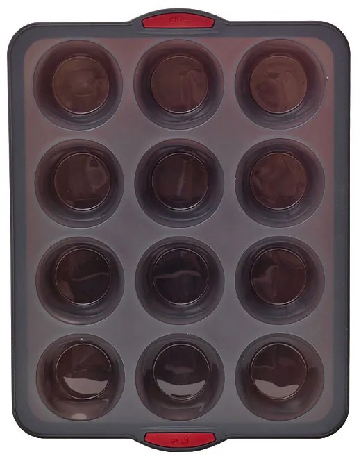 Φόρμα Σιλικόνης Για 12 Cupcake/Muffin F-V Silitop 151369