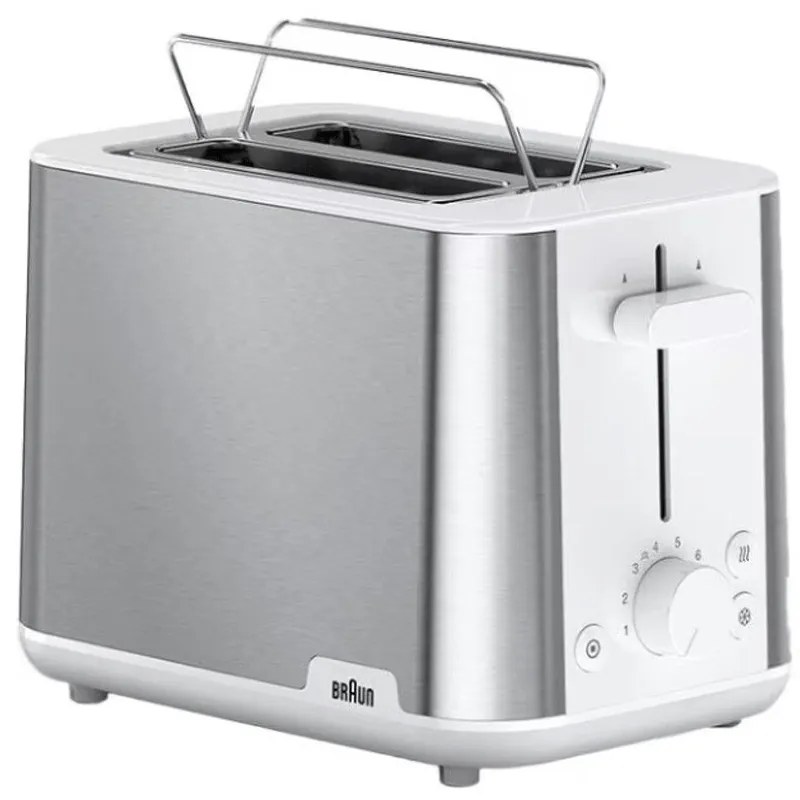 Φρυγανιέρα HT1510WH 900W Silver-White Braun Stainless Steel