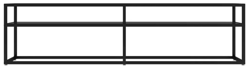 Έπιπλο Τηλεόρασης Μαύρο 160 x 40 x 40,5 εκ. από Γυαλί Ασφαλ. 331719