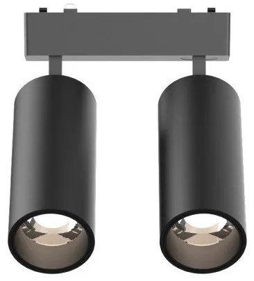 Φωτιστικό Μαγνητικής Ράγας LED 2x9W IP20 3CCT Inlight-T05205-BL-Μαύρο T05205-BL