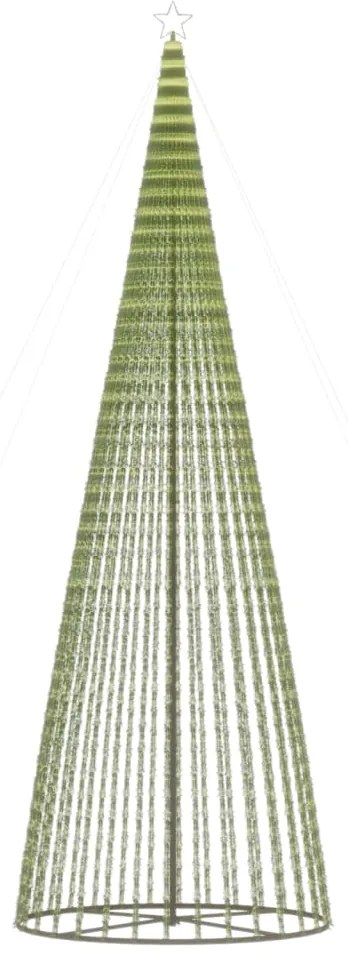 vidaXL Χριστουγεννιάτικο δέντρο LED 1544 LED μπλε 500 εκ.