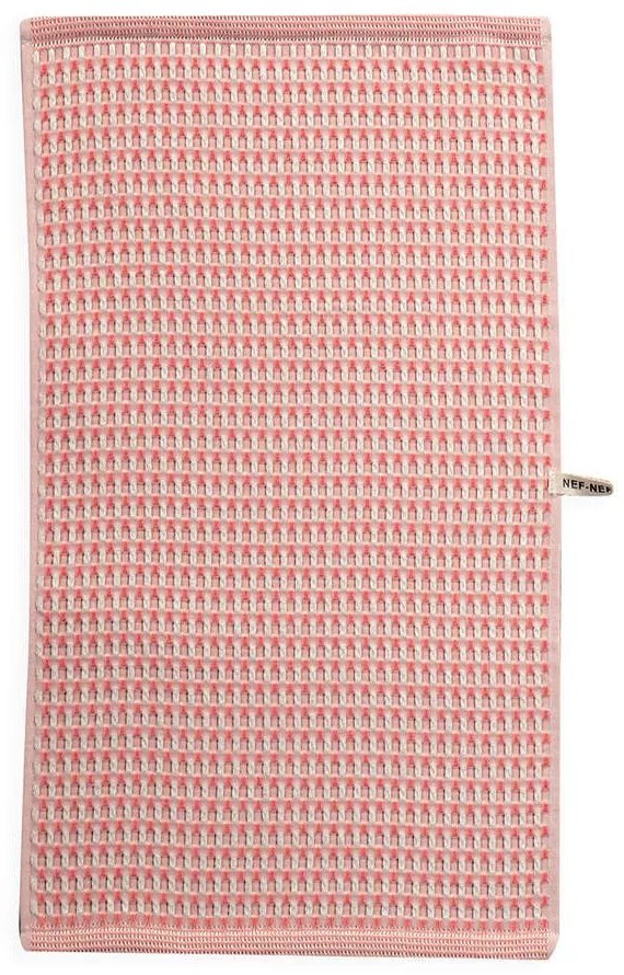Ποτηρόπανο Πικέ Inspire Coral Nef-Nef 45x68cm 100% Cotton