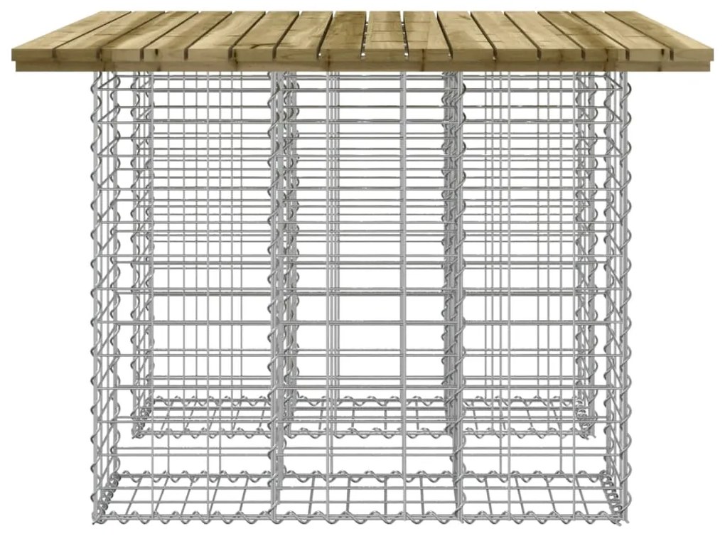 vidaXL Παγκάκι Κήπου Συρματοκιβώτιο 100x102x72 εκ. Εμποτ. Ξύλο Πεύκου