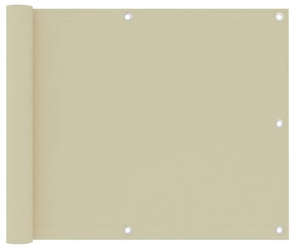 Διαχωριστικό Βεράντας Κρεμ 75 x 500 εκ. Ύφασμα Oxford