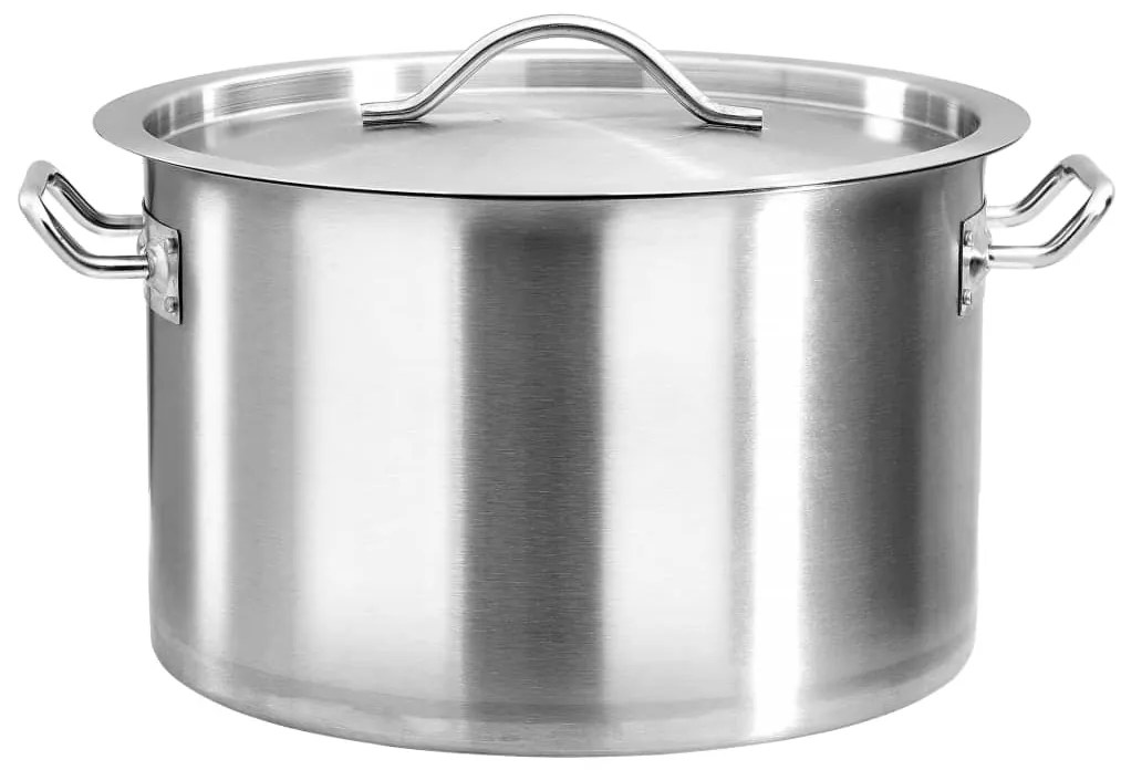 vidaXL Μαρμίτα 32 Λίτρων 40 x 26 εκ. από Ανοξείδωτο Ατσάλι