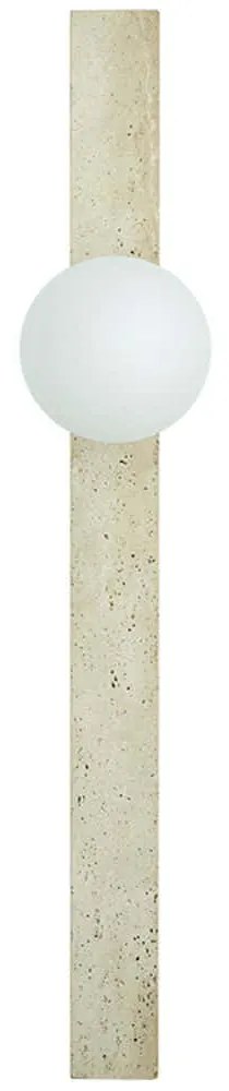 Φωτιστικό Τοίχου - Απλίκα 25315 5x15,8x60cm 1xG9 5W Stone Beige
