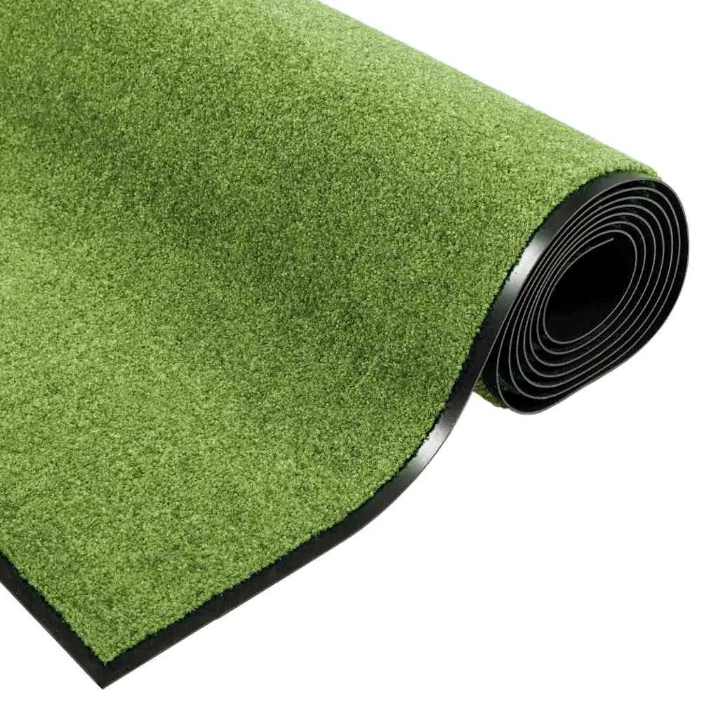 vidaXL Χαλάκι Εξώπορτας Πράσινο και Μαύρο 120 x 250 cm