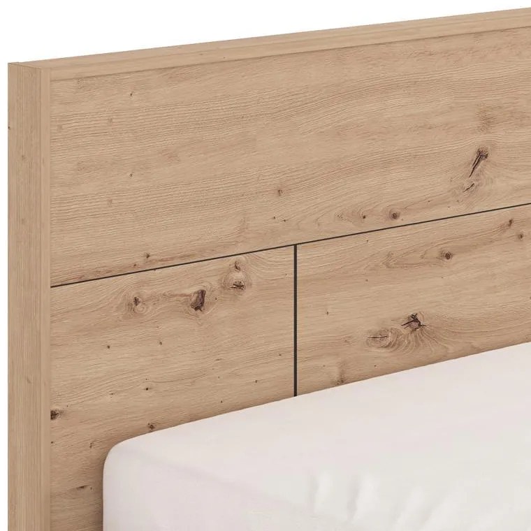 Κρεβάτι ALERIA Διπλό Artisan Oak 160x200 εκ. 173x211x102 εκ.