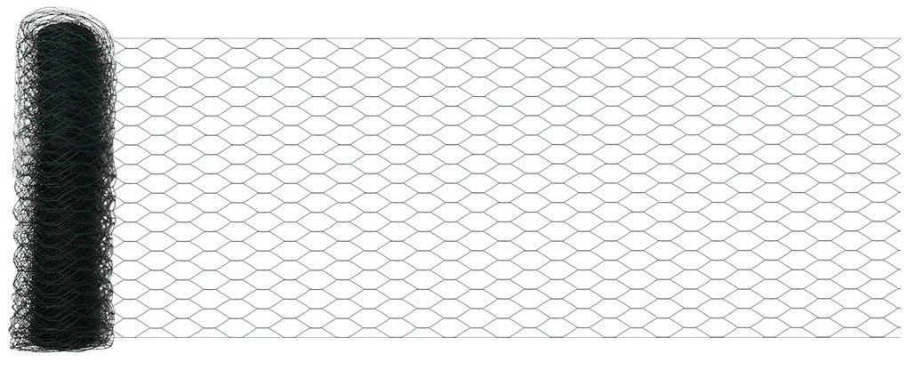 vidaXL 11 pcs U-Channel Πράσινοι Πόλοι  60 cm Χάλυβας