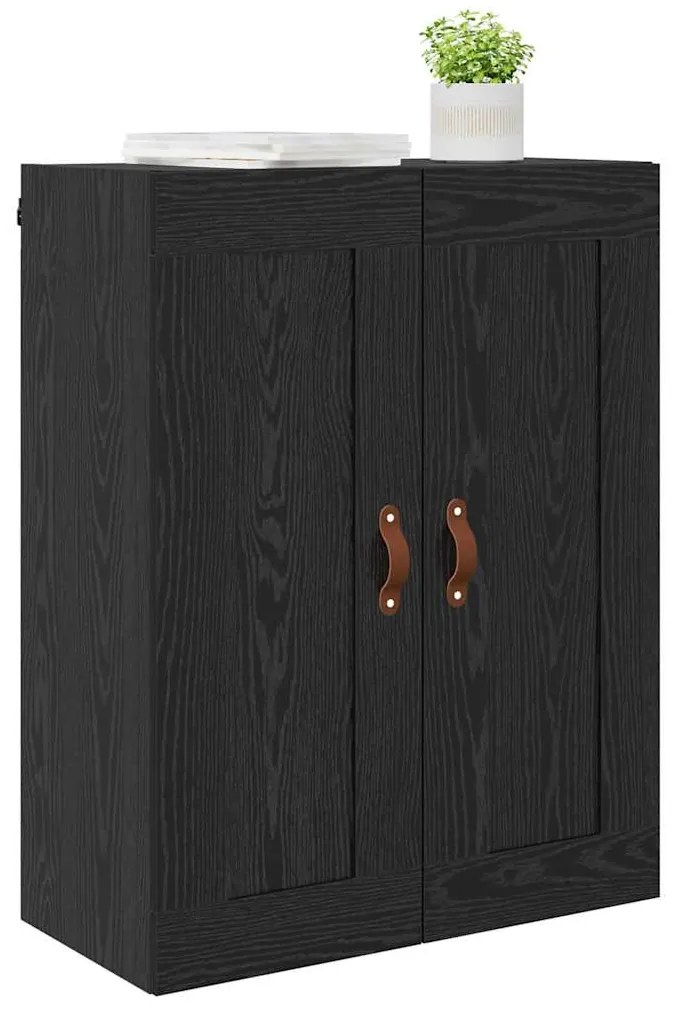 vidaXL Επιτοίχιο ντουλάπι Μαύρη Οξυά 69,5 x 34 x 90 εκ.