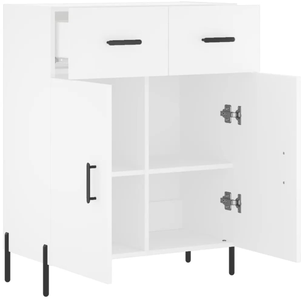 vidaXL Ντουλάπι Λευκό 69,5 x 34 x 90 εκ. από Επεξεργασμένο Ξύλο