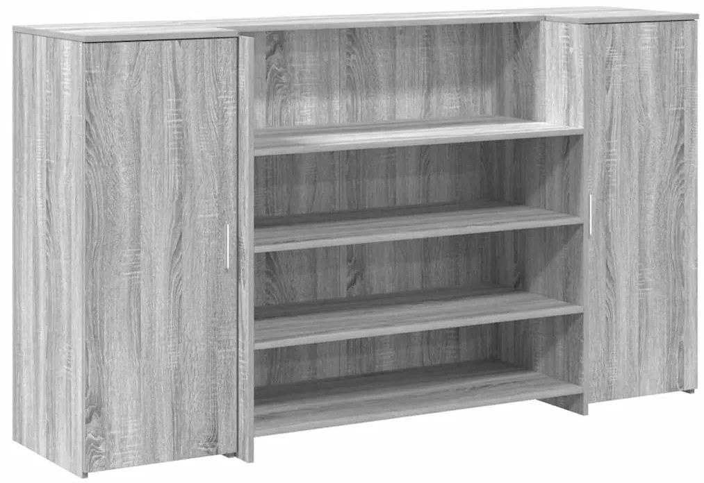 vidaXL Γραφείο υποδοχής 180x50x103,5 εκ. Επεξεργασμένο Ξύλο