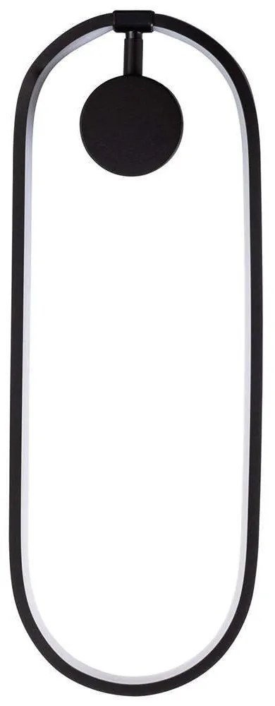 Φωτιστικό Τοίχου - Απλίκα Can 119FRS1121 17x10x48cm Led 16W 3000K Black Opviq