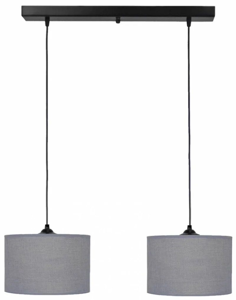Φωτιστικό Οροφής Δίφωτο Heronia 14-0167 Grey