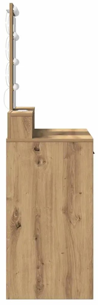 vidaXL Τραπέζι περιποίησης Καφέ 100 x 41 x 140 εκ. Επεξεργασμένο ξύλο