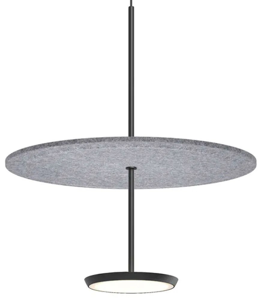 Φωτιστικό Οροφής Sky Sound 18 10570/10577 46x44,4cm Led 1250lm 18W Black-Grey Pablo Designs