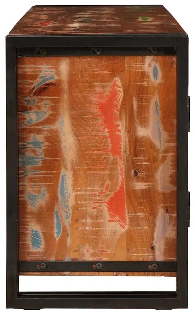vidaXL Ντουλάπι TV Πολύχρωμο 120 x 30 x 50 cm Μασίφ ανακυκλωμένο ξύλο