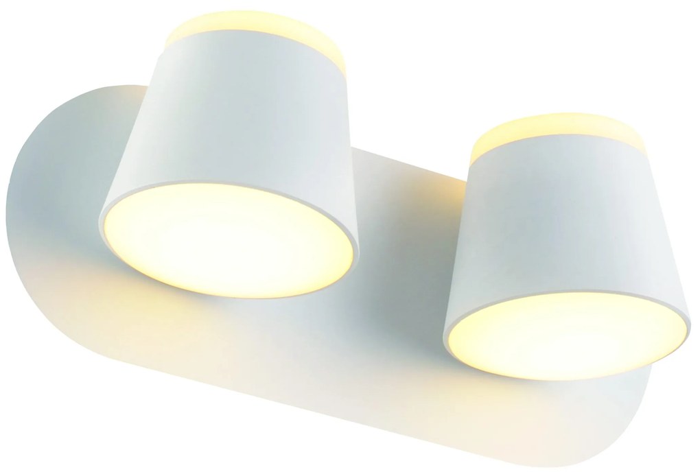 Φωτιστικό Επίτοιχο Aca V83LEDW27WH LUCIDO Λευκό (White) 3000K