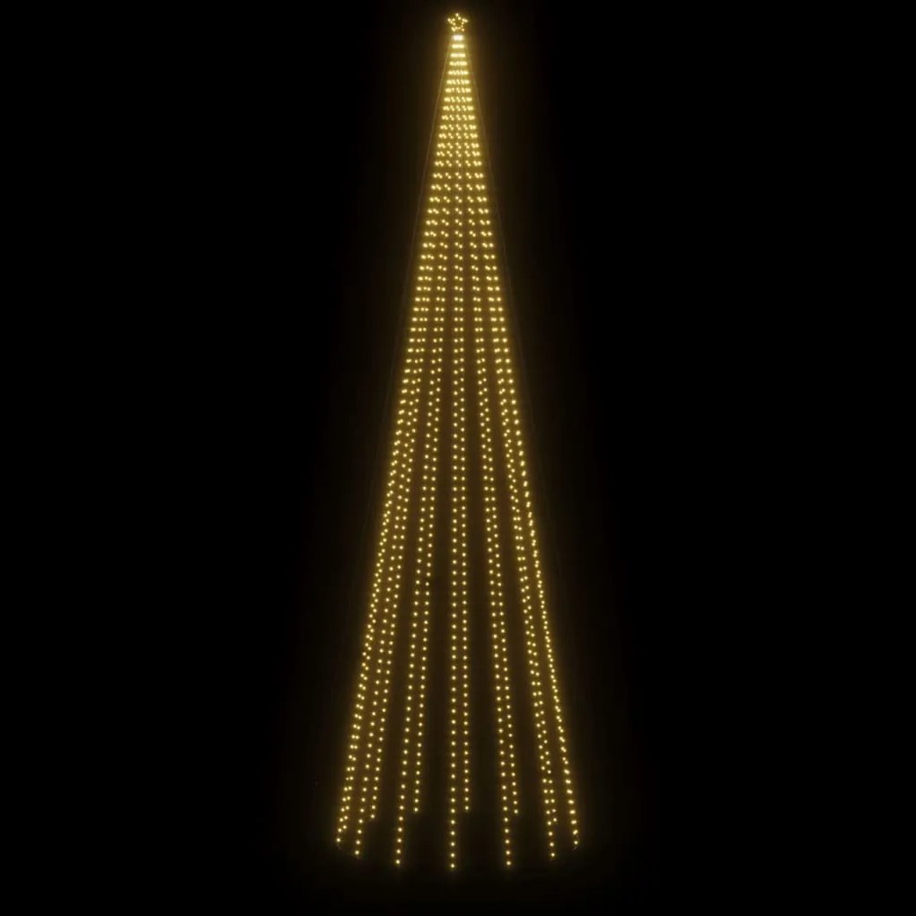 ΧΡΙΣΤΟΥΓΕΝΝΙΑΤΙΚΟ ΔΕΝΤΡΟ ΜΕ ΑΚΙΔΑ 1134 LED ΘΕΡΜΟ ΛΕΥΚΟ 800 ΕΚ. 343562