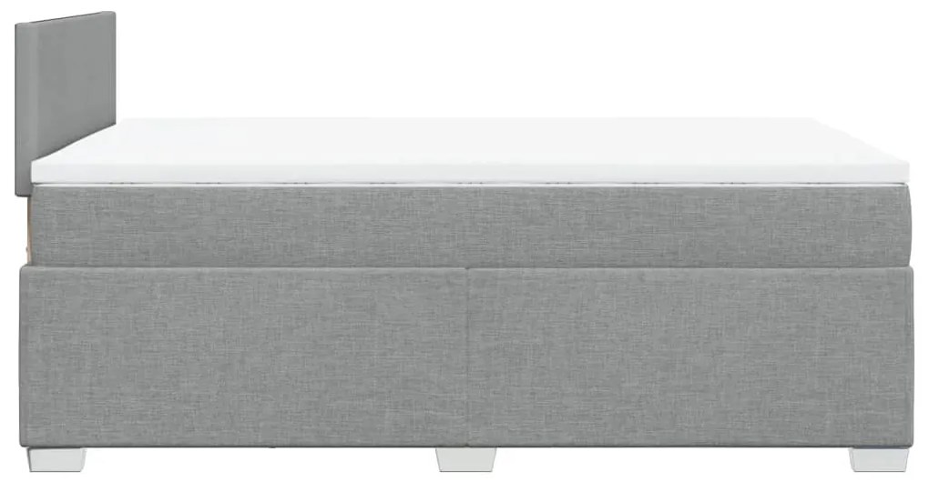 ΚΡΕΒΑΤΙ BOXSPRING ΜΕ ΣΤΡΩΜΑ ΑΝΟΙΧΤΟ ΓΚΡΙ 120X200 ΕΚ. ΥΦΑΣΜΑΤΙΝΟ 3285848