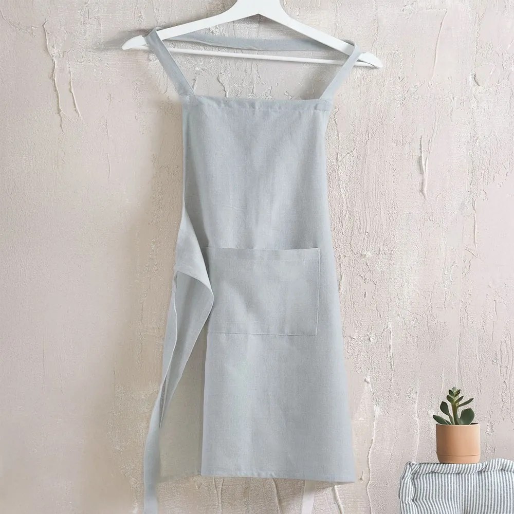 Ποδιά Ολόσωμη Daily Grey Ρυθμός 60x85cm 100% Βαμβάκι