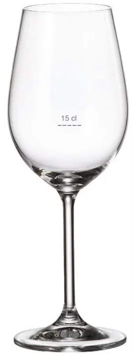 Ποτήρι Λευκόύ Κρασιού Colibri Διαγραμμιση 350ml - Crystal Bohemia - 6 ΤΜΧ