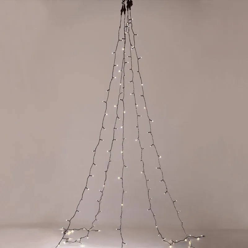 Χριστουγεννιάτικα Λαμπάκια 175 Led Χταπόδι 5x3.5μ Θερμό Λευκό Σταθερά Aca X08175111
