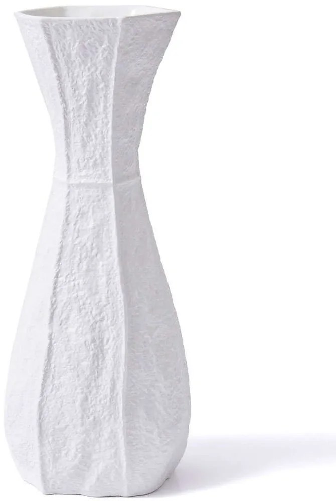 Βάζο 742TMA4901 17x16x45cm White Aberto Design Ceramic