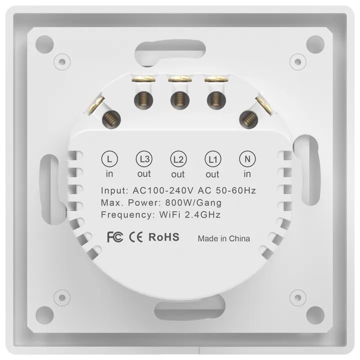 Διακόπτης φωτός αφής Avatto TS20-EU-W3 WiFi