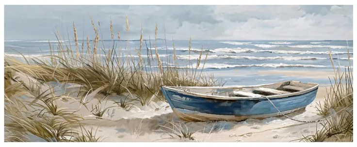 Πίνακας σε καμβά Barcu I Inart 150x3.5x60εκ