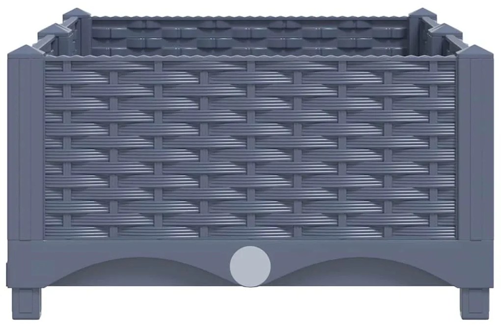 vidaXL Ζαρντινιέρα 80 x 40 x 23 εκ. από Πολυπροπυλένιο