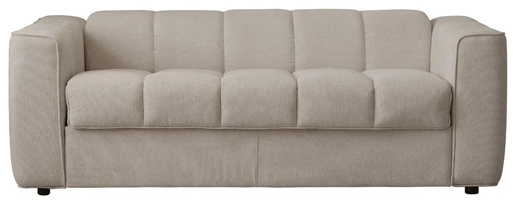 NORRIS Καναπές - Κρεβάτι 3Θέσιος, Ύφασμα Water Repellent Μπεζ 209x99x70 Κρεβάτι:140x190cm
