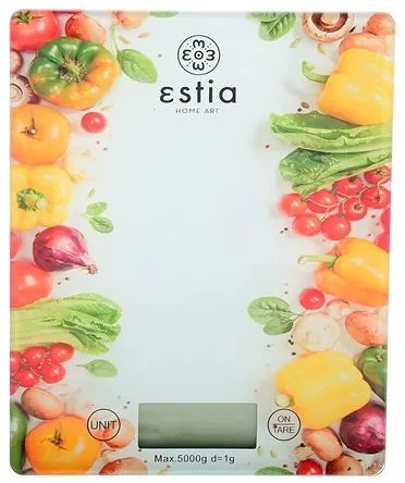 Estia Ζυγαριά Κουζίνας Veggies Ψηφιακή Max 5kg 01-13301
