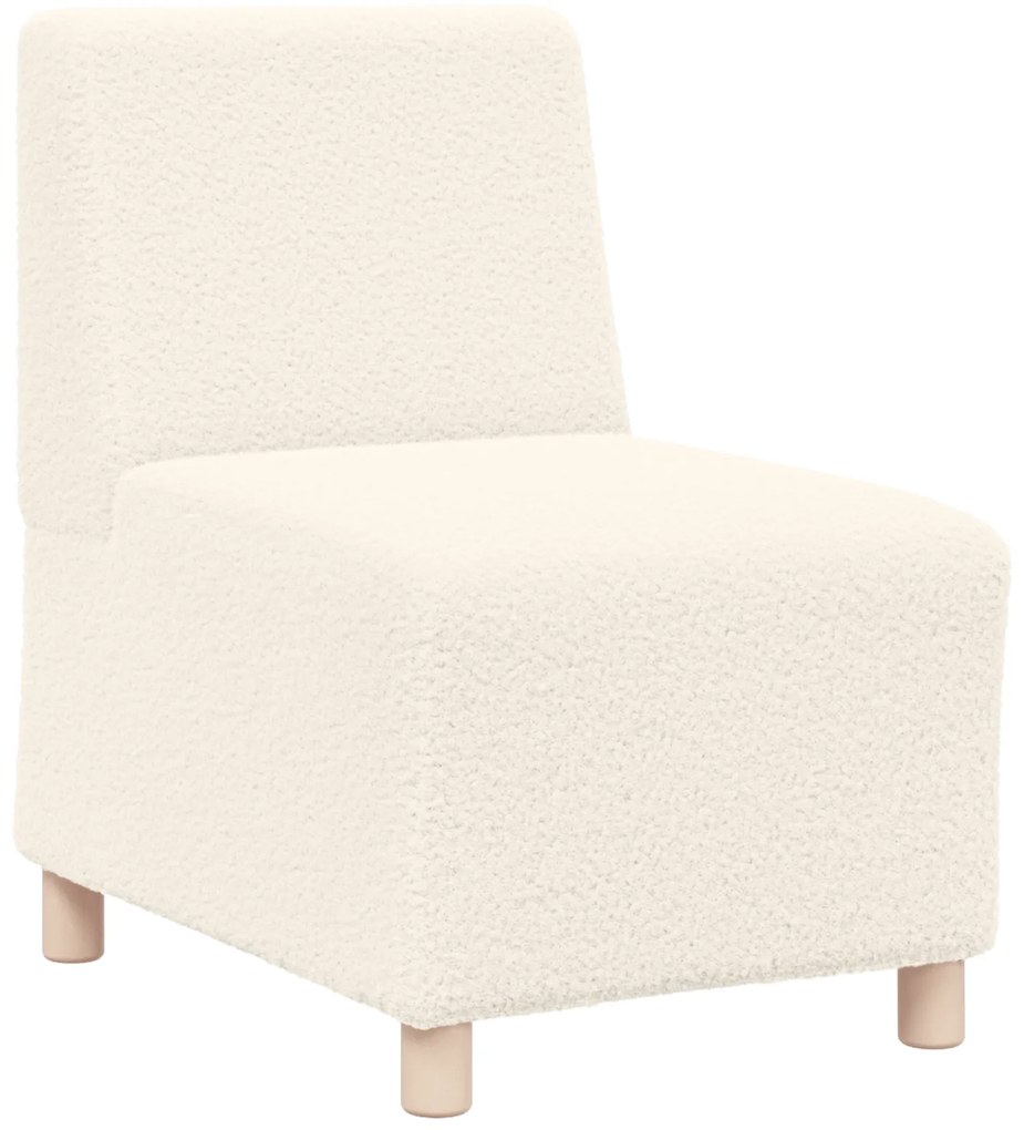 vidaXL Καθίσμα Σαλονιού 2 pcs Κρεμ 55 x 74 x 82 εκ. Βελούδο