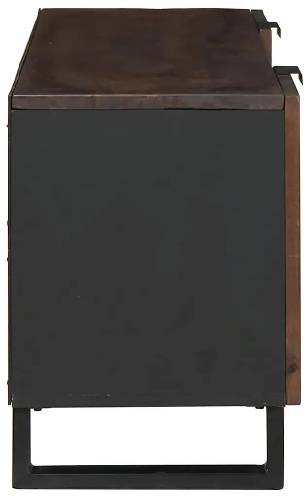 vidaXL Κονσόλα Τηλεόρασης Καφέ 160 x 30 x 30.5 εκ. Μασίφ ξύλο μάνγκο