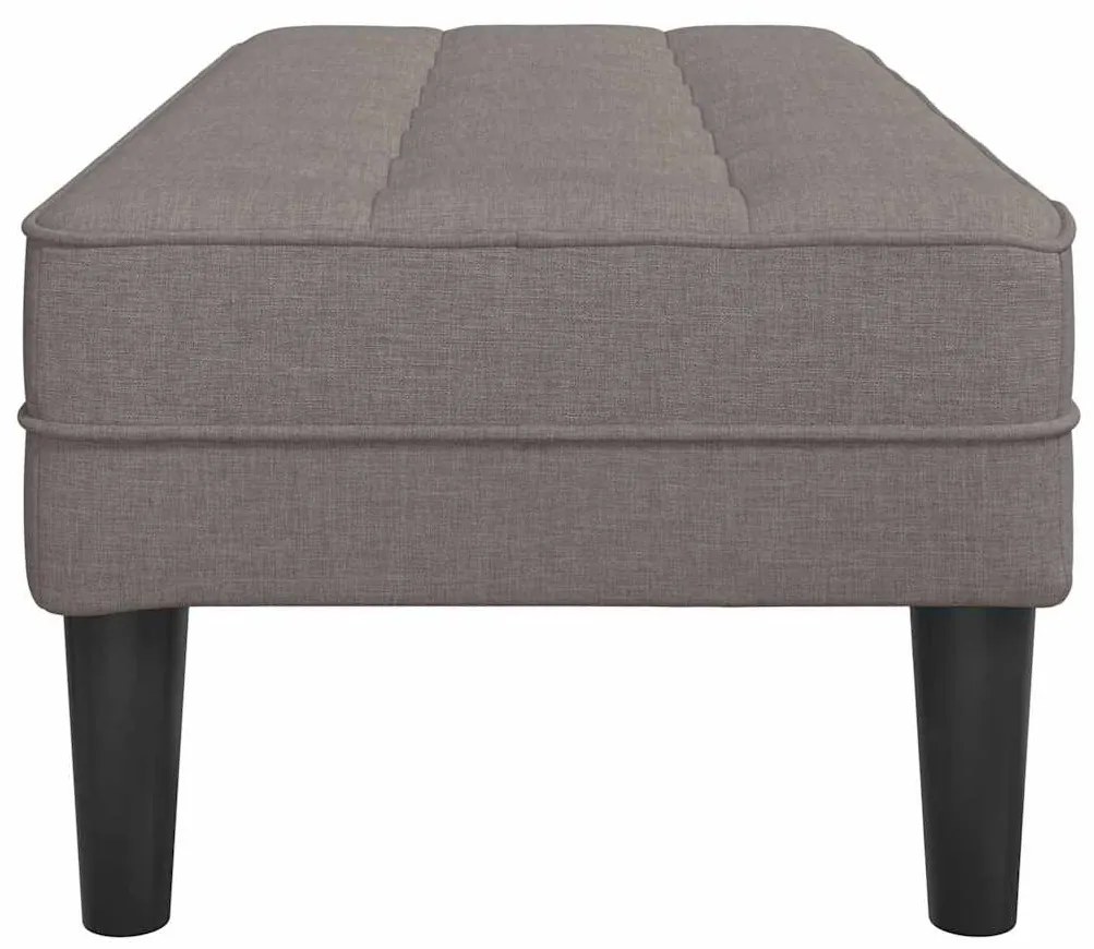 vidaXL Παγκάκι Ταμπά 113x57x39 εκ. Ύφασμα