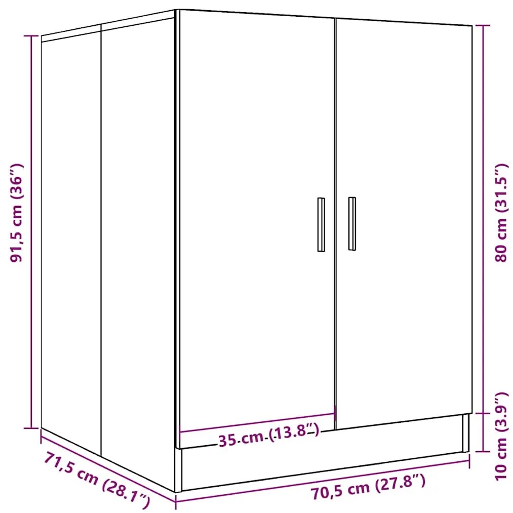 ΝΤΟΥΛΑΠΙ ΠΛΥΝΤΗΡΙΟΥ ΓΚΡΙ SONOMA 71 X 71,5 X 91,5 ΕΚ. 813195