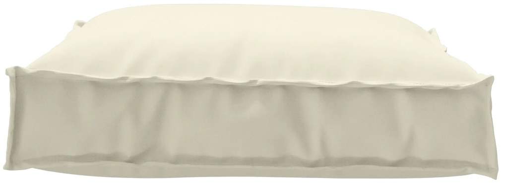 vidaXL Μαξιλάρι Παλέτας Κρεμ 70x70x12 εκ. Υφασμα Οξφόρδης
