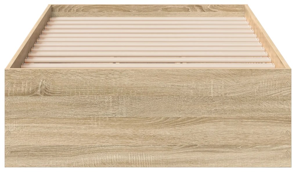 vidaXL Κρεβάτι Sonoma Oak 90x190 εκ Επεξεργασμένο Ξύλο