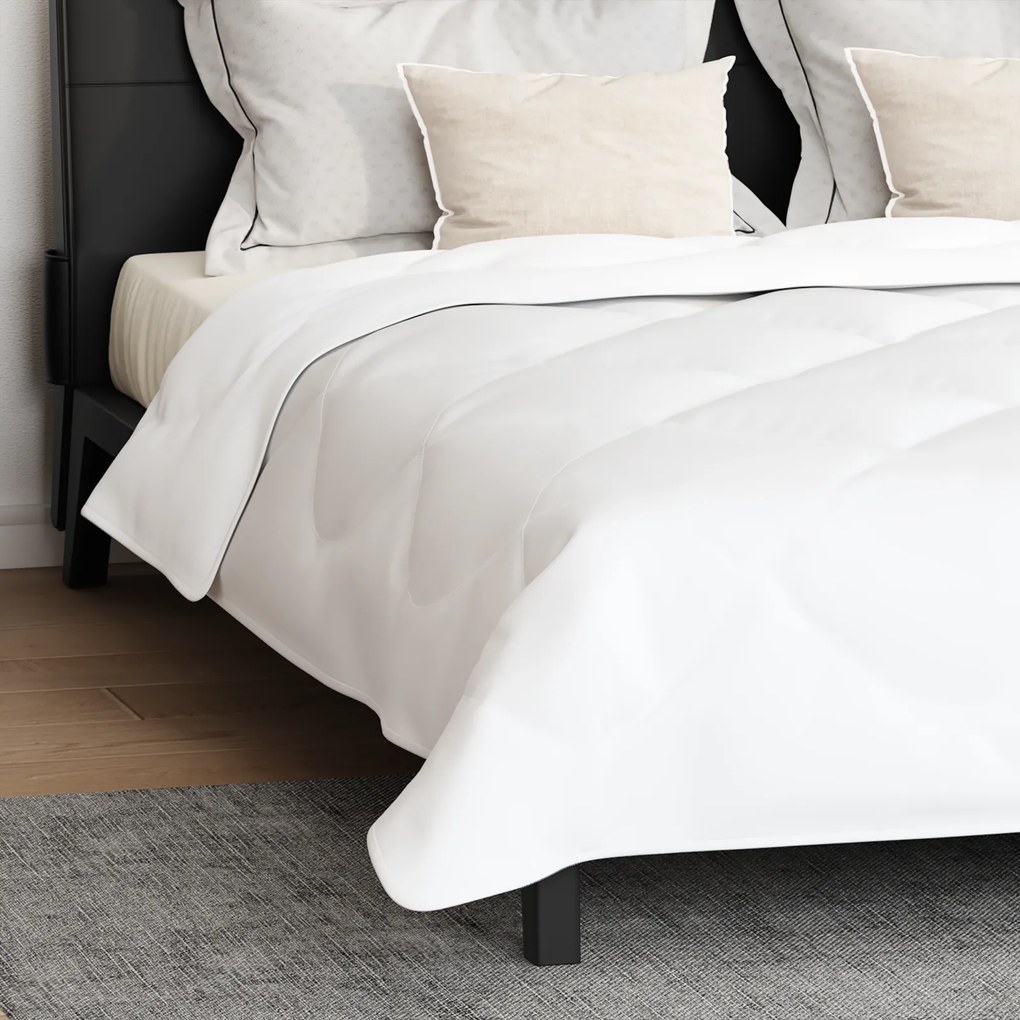 vidaXL Χειμερινό Παπλωματοθήκη 3 pcs Λευκό 240 x 260 εκ. Μικροΐνες