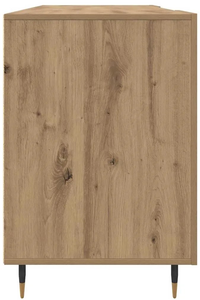 vidaXL Γραφείο artisan δρυς 140 x 50 x 75 εκ. Επεξεργασμένο ξύλο