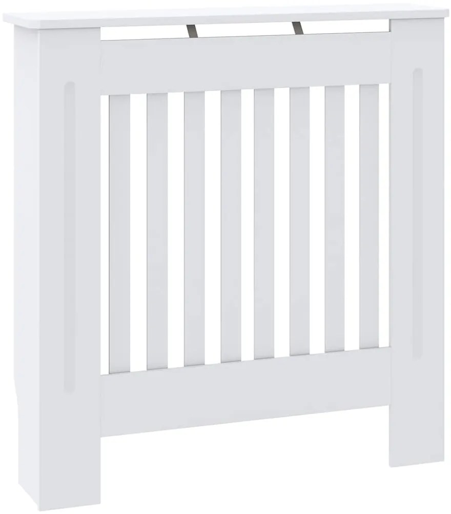 vidaXL Καπάκι Καλοριφέρ 2 pcs Λευκό 78 x 19 x 81,5 εκ.