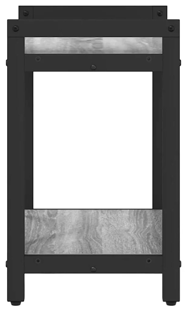 vidaXL Βιβλιοθήκη Γκρι sonoma 40 x 30 x 48.5 εκ Επεξεργασμένο ξύλο
