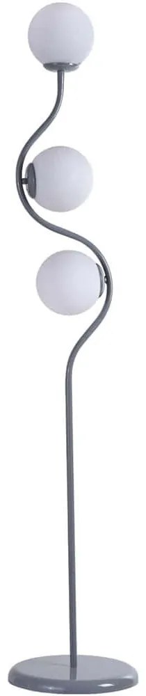 Φωτιστικό Δαπέδου 534LUN5459 Φ30x155cm 3xE27 40W White-Grey Opviq