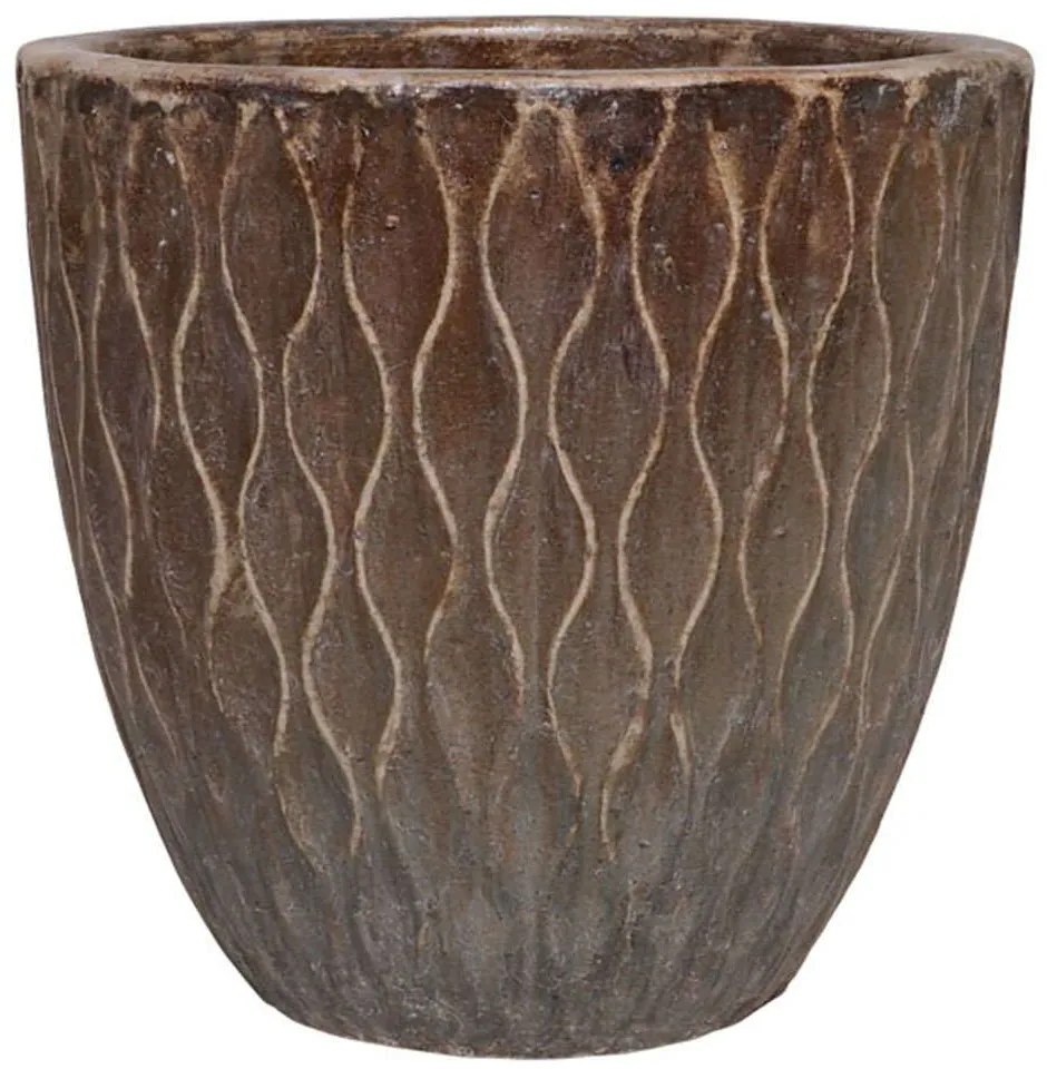 Κασπώ Πήλινο 06-00-21272-L 06-00-21272-L Φ50x50cm Gold Marhome Clay