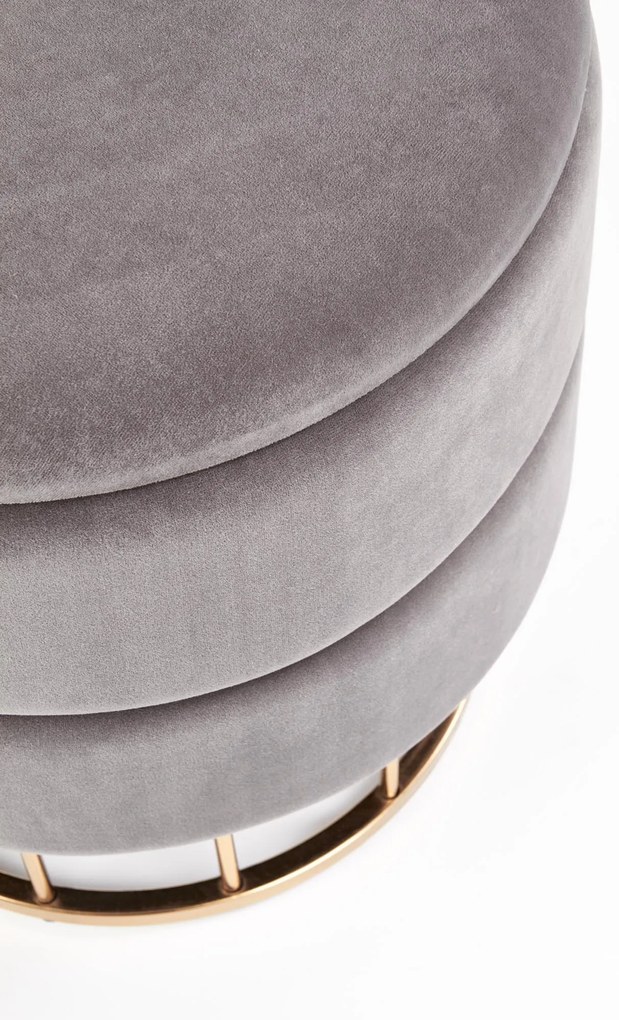 MINTY stool, color: grey DIOMMI V-CH-MINTY-PUFA-POPIEL